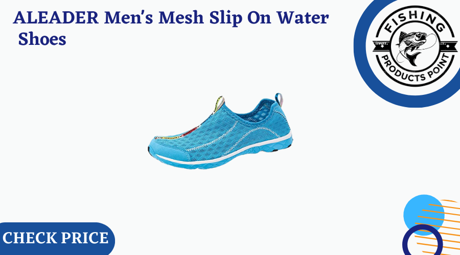 ALEADER Men's Mesh Slip-On Water Shoes