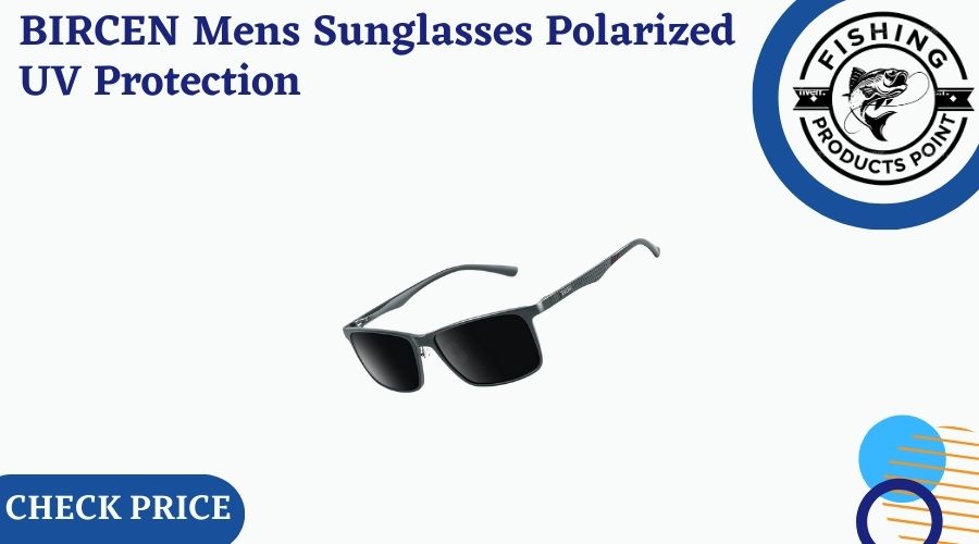 BIRCEN Mens Sunglasses Polarized UV Protection