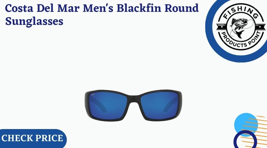 Costa Del Mar Men's Blackfin Round Sunglasses
