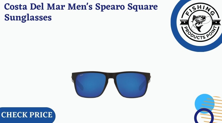 Costa Del Mar Men's Spearo Square Sunglasses