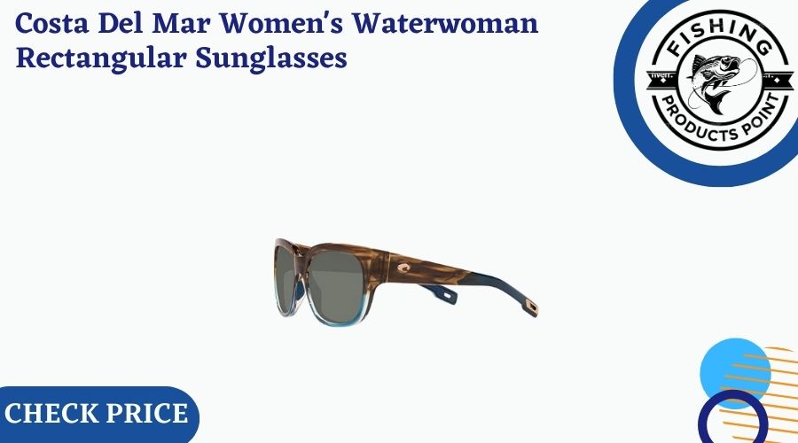 Costa Del Mar Women's Waterwoman Rectangular Sunglasses
