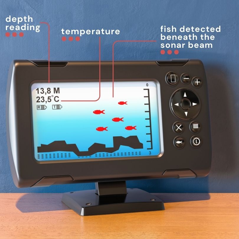how to read a fish finder?